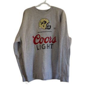 NWOT Colorado University CU Coors Thick Sweatshirt Mens Sz XL